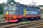 Hector Rail 161 106 ´DECKART´pausiert am 10 September 2015 in Hallsberg.