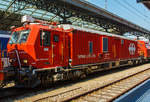 Gertefahrzeug XTmas 99 85 9177 004-0  von dem Lsch- und Rettungszug (LRZ)  Lausanne  hier am 29.05.2012 im Bahnhof Lausanne.