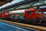 Der Tanklöschwagen Xans 99 85 9375 004-0  von dem Lösch- und Rettungszug (LRZ)  Lausanne  hier am 29.05.2012 im Bahnhof Lausanne.