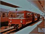 Aus Anlass der Rückkehr des VT 109 das bereist gezeigt Bild nun in  Farbe : Der VT 109 wartet in Basel Bad. Bf. auf Fahrgäste in Richtung Kandern.

Analog Bild vom 04. Juli 1981