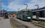 Autour de la voie ferrée / Rund um die eiserne Bahn (Herbstevent 2024) - Dieses Jahr zu Gast bei der Blonay-Chamby Bahn: der wunderschön hergerichtet GFM (Historique) BDe 4/4 141 in