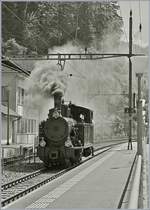 Schweizer Dampftage Brienz 2018: Und will sie mir so gut gefällt zum Abschluss der Serie nochmals die G 3/4 208 der Ballenberg Dampfbahn in Brienz.