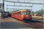 Der RAe 4/8 1023 in Olten im April 1985 auf einer Ausflugsfahrt.