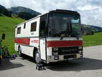 (239'128) - Schweizer, Steffisburg - BE 567'235 - Volvo/Van Hool am 20. August 2022 in Wildhaus, Munzenriet