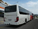 (249'018) - TPF Fribourg - Nr. 1069/FR 301'575 - Setra (ex CJ Tramelan Nr. 122) am 22. April 2023 beim Bahnhof Grenchen Sd