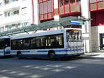 (253'596) - ZVB Zug - Nr. 506/ZG 84'506 - Lanz+Marti/Hess Personenanhnger am 11. August 2023 beim Bahnhof Zug