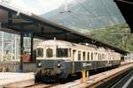 Am 24 Mai 2002 steht BLS 751 abfahrtbereit in Brig nach Bern.