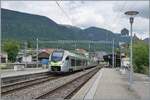Der BLS MIKA RABe 528 134 ist als IR 1868 auf der Fahrt von Basel SBB nach Biel/Bienne und verl�sst den BLS / MLB Bahnhof von Grenchen Nord. Im Hintergrund die Jurakette mit der Wandfluh in der Bildmitte. 

20. Mai 2026