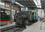 Festival Suisse de la vapeur / Schweizer Dampffestival 2026 - Die Gastlok G 2/2 TICINO dampft aus der Museumshalle; Arbeit ruft!     25.