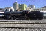 Seitenblick auf SBB Historic 1367 in Brugg AG am sonnigen 24 Mai 2026 w�hrend der Offenes T�r Wochenende der Verein MIkado 1244 und SBB Historic, Depot Brugg AG ins Pfingstenwochenende.