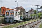  Rolf* der Rail4Mation Tm 2/2 514 ((UIC 98 85 5230 514-2 CH-IRSI) steht in Wasen im Emmental.
