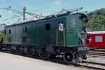 Während ein Bahnhofsfest steht am 21 Mai 2022 Ellok-Oldie 10217 ins SBB Depot von Olten, welcher depot den Tag frei zugangig war.