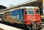 SBB Werbelok 11228 steht am 23 Mai 2004 in Luzern HB.