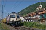Die SBB Re 4/4 II 11251 (Re 420 251-1)  175 Jahre Schweizer Bahnnen  in Ligerz.
