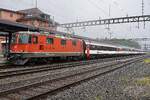 SBB 11199 treft am 15 Mai 2026 mit der Panoramic-Express in Arth-Goldau ein.