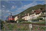Hier liess ich die SBB Re 4/4 II 11346 (Re 420 346-9) etwas weiterfahren bevor ich f�r dieses Bild ausl�ste so kommt die d�rfliche H�userfont von Ligerz auch zur Geltung.