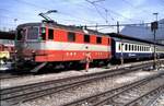 SBB Re 4/4 II City Nr.11 106 in Chur im Oktober 1991.