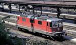 SBB Re 4/4 II Nr. 11 112 in Rorschach im August 1991.