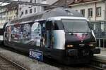 Am 24 M�rz 2017 steht SBB 460 028 in Olten.
