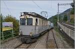 Les chemins de fer disparus - Die verschwundenen Bahnen (LLB 1915- 1967) Der Leuk Leukerbad Bahn Triebwagen mit der Anschrift ABDeh 2/4 N° 10 hat mit seinem Museumszug N° 1009 von Blonay