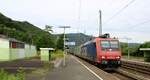 SBB 482 008-0 mit Move Intermodal KLV Durchfahrt Bingen Bhf. 07.08.2024