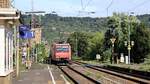 SBBC 482 016-3 mit Containerzug gen Bingen unterwegs. Oberwesel 09.08.2024