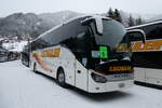 (284'014) - Schuler, Feusisberg - SZ 348 - Setra am 10. Januar 2026 in Adelboden, ASB