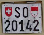 (280'986) - Nummernschild - SO 20'142 - am 5.