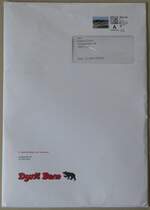 (272'822) - Dysli-Briefumschlag vom 10.