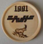 (282'490) - AvH-Holztellerchen von 1991 am 19.