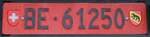 (282'925) - Nummernschild - BE 61'250 - am 9.