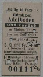 (283'371) - AFA-Einzelbillet vom 26.