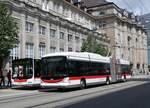 (262'878) - St. Gallerbus, St. Gallen - Nr. 178 - Hess/Hess Gelenktrolleybus am 24. Mai 2024 beim Bahnhof St. Gallen