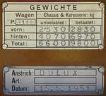 (276'652) - Typenschilder - P 2160 - am 14.