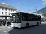 (265'750) - L'Oiseau Bleu, Sierre - VS 133'220 - Temsa am 16. August 2024 beim Bahnhof Brig