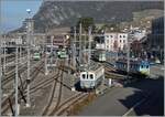 Ein Blick auf den Bahnhof von Aigle, bzw.