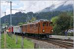 50 Jahre Blonay Chamby - Bündnertag im Saaneland: Die Bernina Bahn Ge 4/4 81 fuhr neben ihrer Fahrt von Montreux nach Gstaad (und zurück) auch noch eine Hin- und Rückfahrt von Gstaad