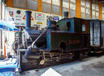Die ehemalige Dampflokomotive RbB G 3/3 Nr.