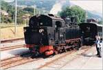 Ich habe noch ein (Museumsbahn) - Betriebs Bild der 99 193 gefunden. Die formschöne Dampflok ist mit ihrem Zug von Chaulin in Blonay angekommen. 

Analogbild vom Juli 1985 