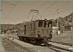Festival Suisse de la vapeur 2026 (Schweizer Dampffestival 2026) - Die Bernina Bahn Ge 4/4 81 der Blonay Chamby Bahn wartet in Blonay auf die Fortsetzung des Man�vers. 

24. Mai 2026