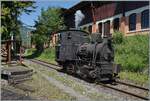 Festival Suisse de la vapeur / Schweizer Dampffestival 2026 - Die G 2/2 TICINO bei der Blonay Chamby Bahn wurde mit Brennmaterial und Wasser versorgt und erh�lt nun Einfahrt in den Museumsbahnhof von
