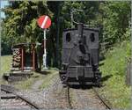 Festival Suisse de la vapeur / Schweizer Dampffestival 2026 - Die G 2/2 TICINO bei der Blonay Chamby Bahn wartet in Chaulin auf die Einfahrt in den Museumsbahnhof.