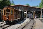 Festival Suisse de la vapeur / Schweizer Dampffestival 2026 - Der wunder-sch�n restaurierte A-L Abteilwagen mit Gep�ckabteil CF2 N� 21 gebaut 1900 von SIG ist mit dem CGTE Gep�cktriebwagen Fe 4/4	N� 151	gebaut 1911 von SIG / Siemens & Halske im Einsa ...