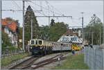   L'aventure ferroviaire de l'Oberland Bernois  /  Das Bahnabenteuer des Berner Oberlands  - der MOB FZe 6/6 2002 f�hrt mit seinem Riviera Belle Epoque Zug 200224E durch den Bahnhof von Fontanivent. Der Zug ist auf dem Weg von Montreux nach Chaulin.

5. September 2026