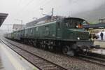 Ländilok 11801 steht am verregneten 19 September 2021 in Erstfeld während das Bahnhofsfest der Gotthard Bahntage.