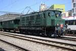 SBB Historic 10664 feiert in 2026 die 100.Geburtstag der Reihe Ae 3/6I mit ein Extrazug in Brugg AG am 24 Mai 2026. Gerade aus das Bw von Verein Mikado 1244 gekommen hat die Lok umgelaufen und soll der fahrt nach Basel fortsetzen.