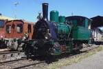Lok 5666 der Verein Dampfgruppe Z�rich stehtam 23 Mai 2026 ins Bw Brugg w�hrend das Offener Tur Wochenende der Verein Mikado 1244.