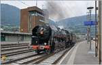 Der von Zürich nach Luzern fahrende Mikado 1244 Extrazug musste im  Keilbahnhof  Arth-Goldau neben dem Gleis auch Fahrtrichtung wechseln.