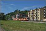 Ein FLP Regionalzug auf dem Weg von Ponte Tresa nach Lugano bei Agnon. 

23. Juni 2021