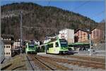 In Le S�pey kreuzen sich die beiden TPC  ASD ABe 4/8 472 (Les Diablerets    - Aigle) und 471 (Aigle - Les Diablerets).